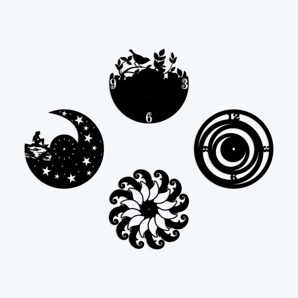 Clock templates maketreal