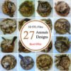 27 Animals Designs